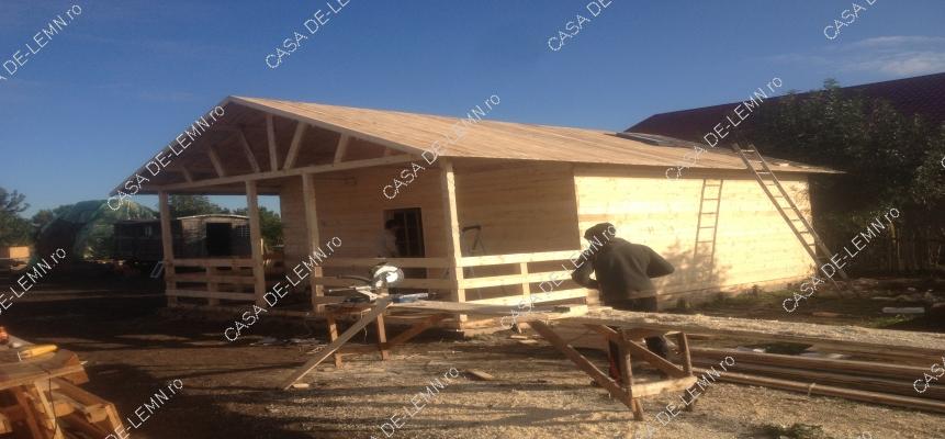 Cabana 8m/6m + Mansarda 3m/6m. Comuna Jebel. Judetul Timis