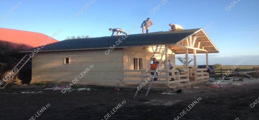 Cabana 8m/6m + Mansarda 3m/6m. Comuna Jebel. Judetul Timis